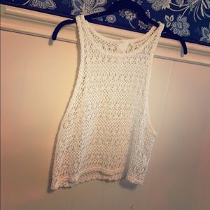A lacy white tank top!